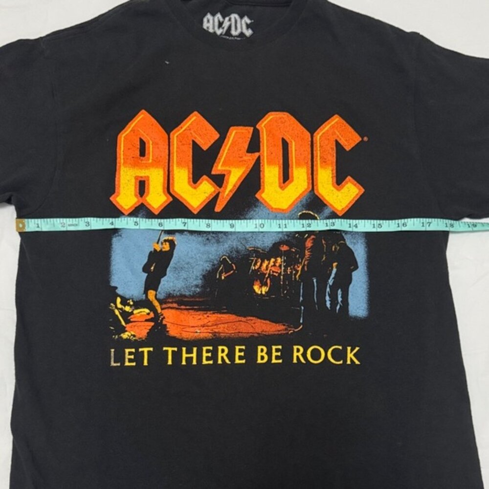 AC/DC Black and Orange Let There Be Rock Tee